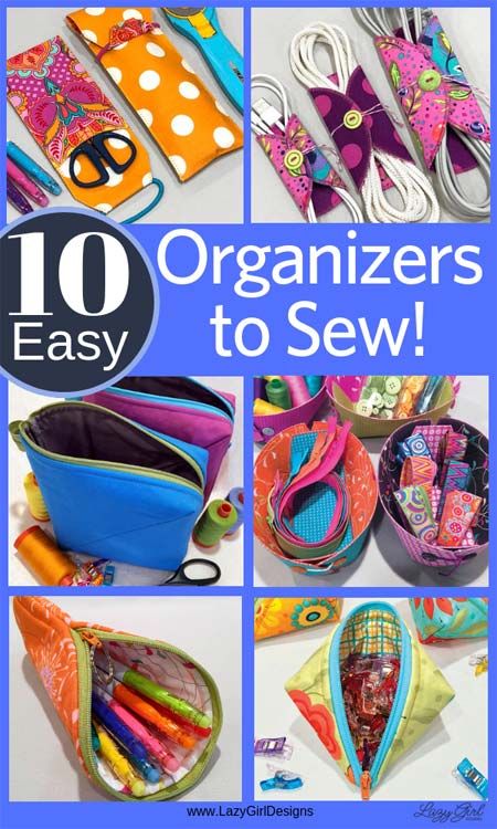 Sewing Clips, Fat Quarter Projects, Seni Dan Kraf, Ways To Organize, Sewing School, Sew Ins, Beginner Sewing Projects Easy, Quick Gifts, Easy Sewing Patterns