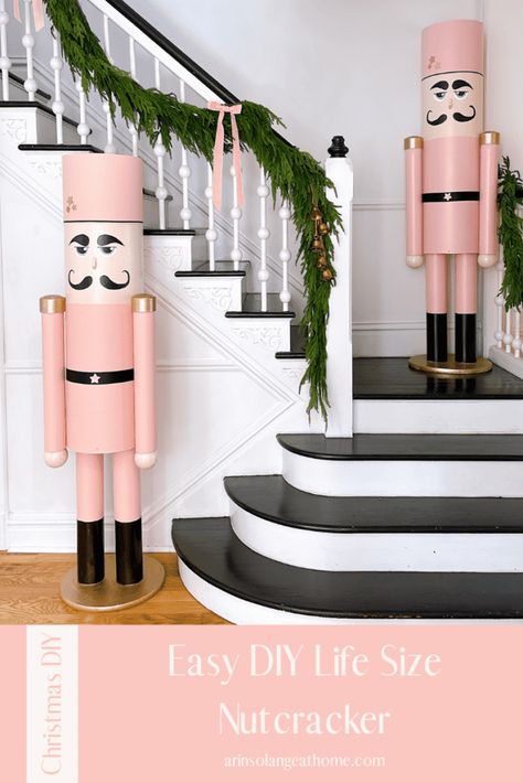 Diy Christmas Skiis, Life Size Nutcracker, Gift Games, Diy Natal, Nutcracker Christmas Decorations, Ballet Party, Holiday Program, Xmas Deco, Diy Christmas Decorations