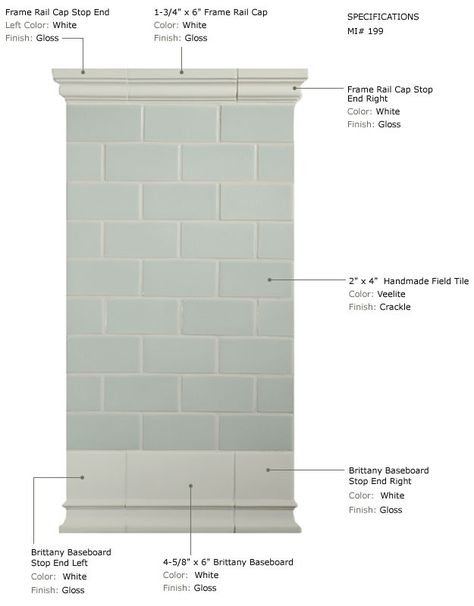 Complete Tile Collection Vermeere Ceramic Concept 2, Ceramic Concepts, MI#: 199 Subway Tile Border Bathroom, Tile Moulding Bathroom, Tile Base Molding Bathroom, Tile Molding In Bathroom, Tile Molding Trim, Bathroom Tile Wainscoting Ideas, Ceramic Baseboard, Bathroom Molding Ideas, Tile Baseboard Bathroom