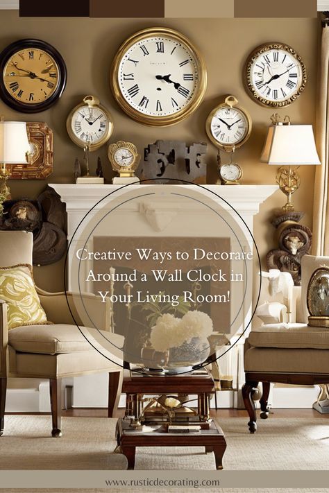 Looking to add a rustic charm to your living room? Get expert tips and creative ideas for decorating around a wall clock. Learn how to blend timeless pieces and natural elements to make your wall clock the focal point of a cozy, inviting space. Perfect for those who love farmhouse vibes and vintage decor! Clock Above Couch, Large Wall Clock Decor Ideas, Distressed Wood Furniture, Living Room Wall Clock, Farmhouse Vibes, Above Couch, Ideas For Decorating, Transitional Modern, Clock Wall