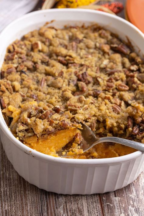 Sweet Potato Casserole Sweet Pot Casserole, Small Sweet Potato Casserole, Potato Caserole, Potato Cassarole, The Best Sweet Potato Casserole, Casserole Thanksgiving, Whipped Sweet Potatoes, Sweet Pot, Best Sweet Potato Casserole