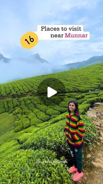 Mouna Nanaiah on Instagram: "Save for monsoon Munnar🌦️
Almost all these places can be covered if you have your own vehicle.
I always find Munnar to be perfect for a road trip.
.
[Munnar, Suryanelli, Kolukkumalai, things to do, Kerala trip]" Kerala Trip, Munnar, May 21, Be Perfect, Kerala, Road Trip, Things To Do, Road, Canning