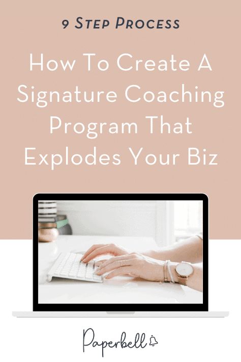 How to Create a Signature Coaching Program That Explodes Your Biz How To Build A Coaching Program, Group Coaching Program, Coaching Resources, Coaching Services, Coaching Techniques, Entrepreneur Advice, Entrepreneur Life, Small Business Social Media, Create A Signature