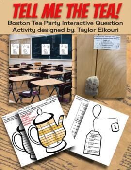 Boston Tea Party Activities, Boston Tea Party, Tea Party Activities, 8th Grade History, Middle School Classroom Management, Social Studies Projects, Boston Tea, Middle School History, 6th Grade Social Studies