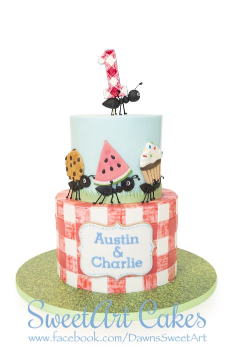 Bbq Theme Birthday Cake, Picnic Themed Birthday Cake, Picnic Birthday Cake Ideas, Picnic Themed First Birthday Party, Bbq Theme Cake, Picnic Theme Cake, Bbq Birthday Cake, Birthday Cake Picnic, Bridal Bbq