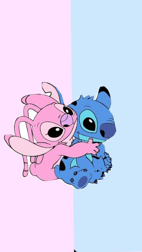 angela and stitch is so cute Angela And Stitch, Picture Movie, Love Stitch, Art Base, Lilo And Stitch, Pixar, Iphone, Disney, Art