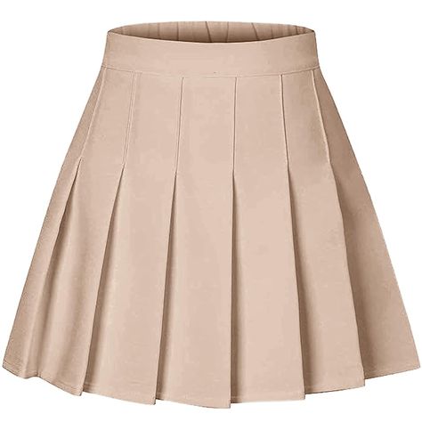 PRICES MAY VARY. Material: The drape of the fabric is very good, so the hem and fold details of the pleated skirt are very beautiful, comfortable and fashionable to wear Design: The design of classic A-line skirt, full of fashion sense and covering the flesh Detail: Safety shorts inside to avoid embarrassment Match Tips: Pleated skirts are very all-matching, matching shirts, sweaters, sweatshirts, baseball uniforms, stockings, boots, etc., can be worn all year round Occasion: It is very suitable Cheap Khaki Mini Skirt, Vintage Pleated Skirt, Skirt School, Safety Shorts, School Uniform Skirts, Plain Skirt, Dark Academy, Womens Pleated Skirt, School Uniform Outfits