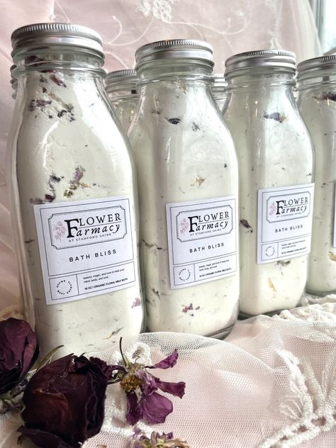 Bath Bliss Floral Bath Milk - Etsy Bath Milk, Floral Bath, Milk Bath, Milk, Soap, Bath, Ships, Floral, 10 Things