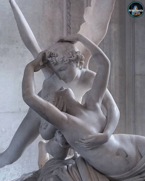 Love Sculpture, Love Statue, Antonio Canova, Forbidden Love, Romantic Things, Paris Love, Louvre Paris, Romantic Art, Creepy Cute