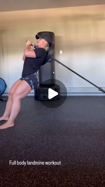 Landmine Full Body Workout, Landmine Workout Glutes, Full Body Movements, Smith Machine Full Body Workout, Land Mine Exercise, Landline Workout, Low Weight High Rep Workouts, Workout With Machines, Full Body Mobility Workout