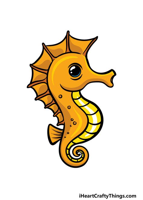 Sea Horse Drawing, Seahorse Illustration, Sea Horse Drawing Simple, Seahorse Cartoon Drawing, Sea Horse Painting Easy, Sea Horse Clipart, Seahorse Cartoon, Seahorse Drawing, Horse Cartoon