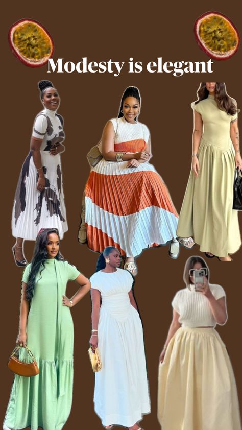 Modest fashion Cute Trendy Modest Outfits, Biblical Modesty Outfits, Family Picnic Outfit, Christian Modest Fashion, Modest Fashion Summer, Modest Outfits Winter, Modest Feminine Outfits, Trendy Modest Outfits, Kefilwe Mabote