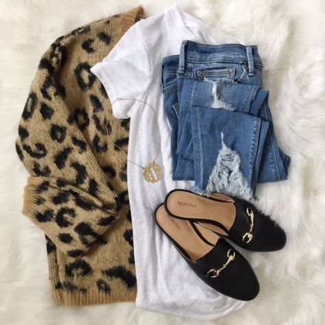 Cardigan Outfit, Leopard Cardigan, Clothes And Shoes, Instagram Outfits, Dress Barn, Outfits Winter, Mode Inspo, 가을 패션, Fall Winter Outfits