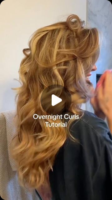 Aura Tora on Instagram: "All curlers 30% off on my website. Link in bio 🔗😁 #viral #fyp #insta #hairstylist #heatlesscurls #women #beauty" Overnight Curls Tutorial, Curlers For Long Hair, Curls Tutorial, Heatless Hair Curlers, Hoco Hair Ideas Curls, Overnight Curls, Hoco Hair Ideas Ponytail, Hoco Hair Ideas Updo Hairstyle, Hoco Hair Ideas Down