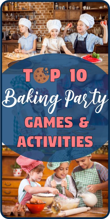 Hosting A Baking Party, Baking Camp For Kids, Baking Party Activities, Baking Challenge Birthday Party, Bake Off Ideas Parties, Baking Competition Party, Cooking Birthday Party Ideas, Baking Bday Party Ideas, Cookie Baking Party Ideas