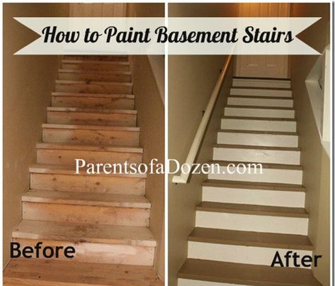 Basement Steps, Basement Stairs Ideas, Basement Decoration, Stairs Renovation, Stair Makeover, Dream Basement, Basement Layout, Stairs Makeover, Man Cave Basement