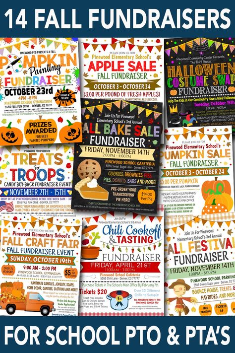 14 Creative Fall Fundraiser Ideas for Your School's PTO or PTA The air is crisp, the leaves are starting to fall and school's back in session. This time of year is perfect for hosting a cozy and fun fall fundraiser to raise funds in anticipation of events and activities for the school year ahead! Every year, school PTO/PTA groups need to make decisions on their major seasonal fundraisers. Fall is especially important since it's the kickoff to the school year! Will they just repeat last year’... Fall Fundraiser Ideas, Fundraiser Ideas School, Pta Organization, Pta Events, Creative Fundraising, Pta Fundraising, Fun Fundraisers, School Pto, Pta School