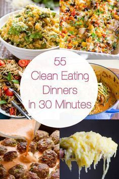 Clean Eating Dinners, Clean Eating Dinner Recipes, Quick Healthy Dinner, Clean Eating Recipes For Dinner, Resep Diet, Clean Eating Dinner, God Mat, Healthy Clean Eating, Diet Vegetarian