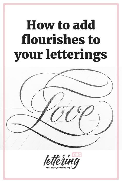 How To Draw Fancy Letters Step By Step, How To Write Fancy Letters Fonts, Hand Lettering Flourishes, How To Do Fancy Lettering, How To Flourish Calligraphy, Easy Fonts By Hand Step By Step, Flourish Lettering Alphabet, Hand Lettering Fonts Alphabet Calligraphy, Florish Lettering