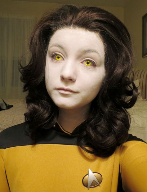 I think I'm Data.... Data Cosplay, Star Trek Female, Batman Christian Bale, Star Trek Crew, Star Trek Tng, Star Trek Images, Star Trek Characters, Star Trek Cosplay, Star Trek Art