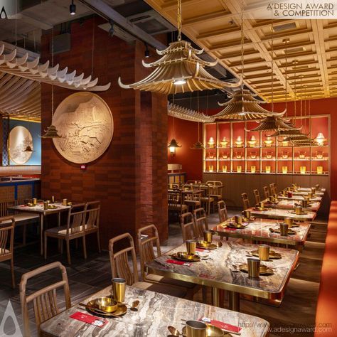 Chinese Theme Restaurant Interior, Chinese Interior Design Restaurant, Chinese Store Design, Chinese Resto Interior Design, Chinese Cafe Interior Design, Hot Pot Restaurant Design, Hot Pot Restaurant Interior Design, Hotpot Restaurant Design, Modern Chinese Restaurant Interior