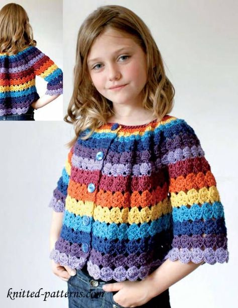 Diy Crochet Cardigan, Crochet Cardigan Free, Crochet Jacket Pattern, Crochet Cardigan Pattern Free, Gilet Crochet, Crochet Cardigan Sweater, Kids Cardigans, Crochet Sweater Pattern Free, Crochet Poncho Patterns