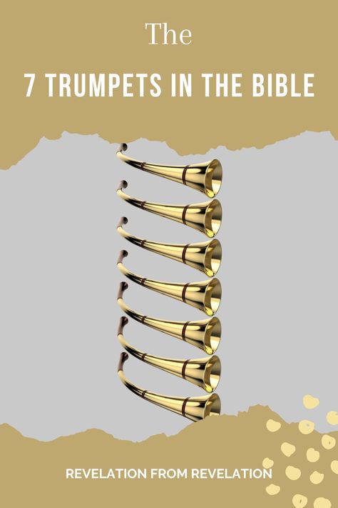 Dive into the captivating world of the 7 trumpets of the Bible as we uncover their hidden meanings and explore the prophetic messages that they hold. Learn how these trumpets have shaped history and what their significance is in our world today. 7 Trumpets Of Revelation, 7 Trumpets, Seven Trumpets, God Reveals, Yom Teruah, Revelation Bible Study, Bible Study Worksheet, Revelation Bible, The Book Of Revelation