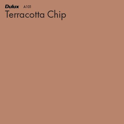 Terracotta Chip by Dulux - Style Sourcebook Pale Terracotta Living Room, Dulux Tuscan Terracotta, Tuscan Terracotta Dulux Paint, Dulux Terracotta, Tuscan Terracotta, Terracotta Living Room, Style Sourcebook, Paint Color Swatches, Light Terracotta