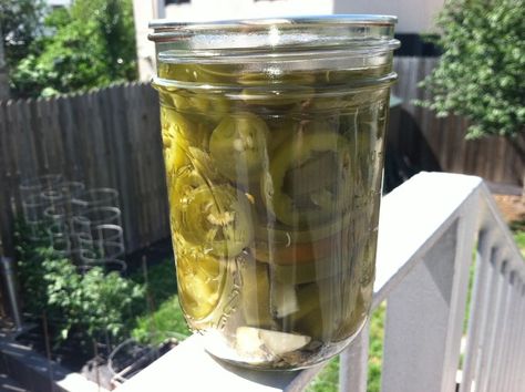 Crunchy pickled jalapenos  (must soak overnight and rinse for an hour 3x the next day before canning. Need pickling lime! Pickling Lime, Pickled Jalapenos, Pickled Jalapeño, Pickling Salt, Canning Food, Lime Water, Lime Recipes, Stainless Steel Containers, Pickling Jalapenos