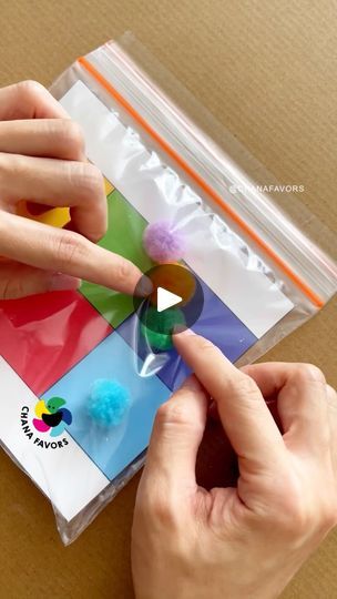 273K views · 1.9K reactions | 🎨✨ Fun & Easy Kids Game Alert! ✨🎨 Looking for a super simple and entertaining game for your little ones? This DIY pom pom color matching game is perfect! Just print a 2x3 color grid, pop it in a zip bag with matching pom poms, and let the fun begin! 🟢🔵🔴

Great for fine motor skills and color recognition. Who will finish first? 🏁👶

#chanafavors #kidsactivities #funactivities #playandlearn #toddleractivities #finemotorskills #handsonlearning #playideas #preschoolactivities #learningisfun | Chanafavors | Global Genius · Reel Gameshow Easy Games For Kids, Diy Pom Pom, Fine Motor Skills Activities, Motor Skills Activities, Kids Game, Let The Fun Begin, Busy Book, Pop It, Matching Games