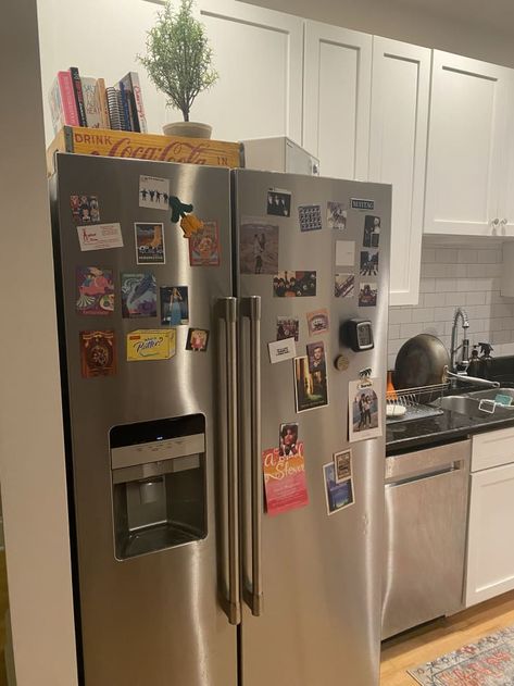 Refrigerator With Pictures, Top Of Fridge Ideas, Top Of Refrigerator Decor Ideas, Top Of Fridge Decor Ideas, Fridge Decoration Ideas, Top Of Fridge Decor, Top Of Refrigerator Decor, On Top Of Fridge, Top Of Fridge