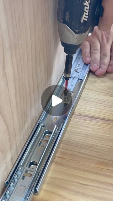 Install Drawer Slides, Garage Woodshop, Woodworking Table Saw, Tool Drawers, Diy Drawers, Woodworking Table, The Cabinet, Wife Life, Get It Done