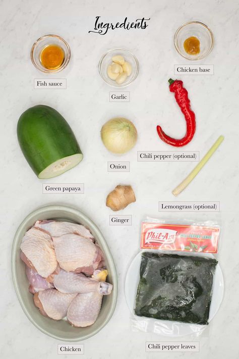 Chicken Tinola Recipe - Recipes by Nora Chicken Tinola Filipino Food, Tinola Recipe Filipino Food, Chicken Tinola Recipe, Tinola Recipe, Chicken Tinola, Tinola, Macaroni Soup, Chayote Squash, Steamed White Rice