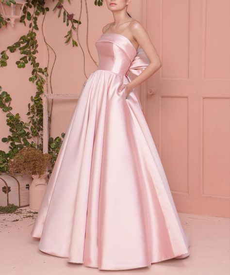 Mark Bumgarner, Formal Dresses Graduation, Strapless Prom Dresses, Princess Gown, Bow Back, Big Bow, Gorgeous Gowns, Formal Evening Dresses, Summer 2019