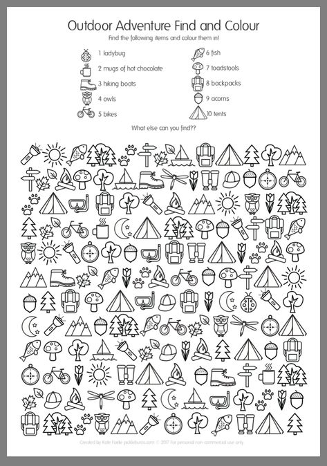 Ispy Worksheet For Kids, Ispy Worksheet, Find And Color, Hidden Pictures, Fun Worksheets, Kindergarten Math Worksheets, Afterschool Activities, Activity Sheets, Therapy Activities