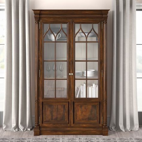 Breakfront China Cabinet, Wood Display Stand, Tommy Bahama Home, Dining Cabinet, Cabinet Wood, Country Decorating, Southern Hospitality, Curio Cabinet, Hooker Furniture