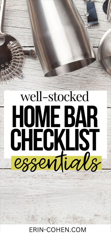 Stylish copper home bar cocktail essentials. Home Bar Essentials, Rum Cocktail Recipes, Gin Cocktail Recipes, Best Cocktail Recipes, Bar Essentials, Cocktail Mixers, Rum Cocktail, Cocktail Ingredients, Cocktail Recipes Easy