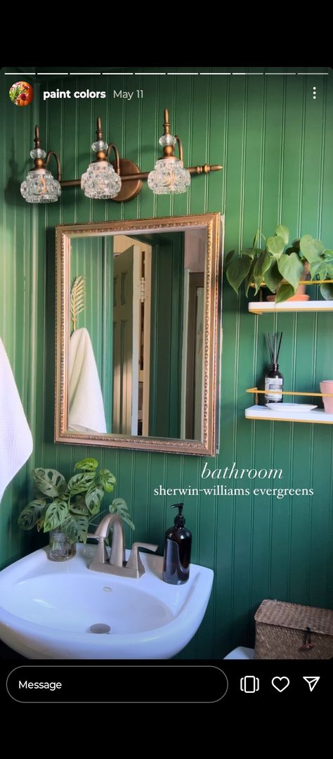 Emerald Green Sherwin Williams, Green Sherwin Williams Paint, Green Sherwin Williams, Sherwin Williams Paint, Sherwin Williams, Emerald Green, Paint Colors, Emerald, Dream House