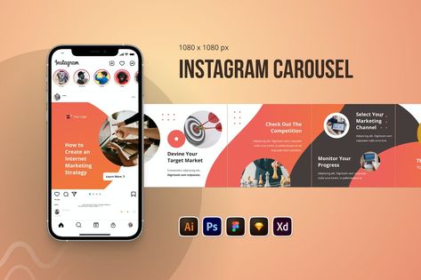 Social Media Strategy Instagram Carousel Post, Graphic Templates - Envato Elements Carousel Post Design, Instagram Carousel Post, Carousel Design, Carousel Post, Instagram Font, Instagram Carousel, Lady Justice, Social Media Strategy, Sketch Notes