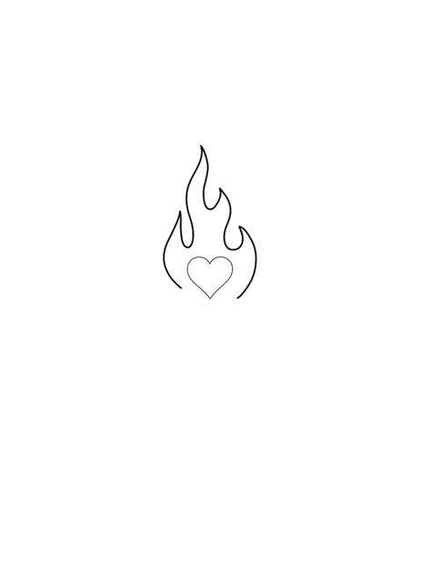 Tiny House Drawing, Cute Tiny House, Hopeless Romantic Tattoo, Floral Tattoo Shoulder, Flame Tattoos, Tattoo Henna, Fire Tattoo, Floral Tattoo Sleeve, Heart Tattoo Designs