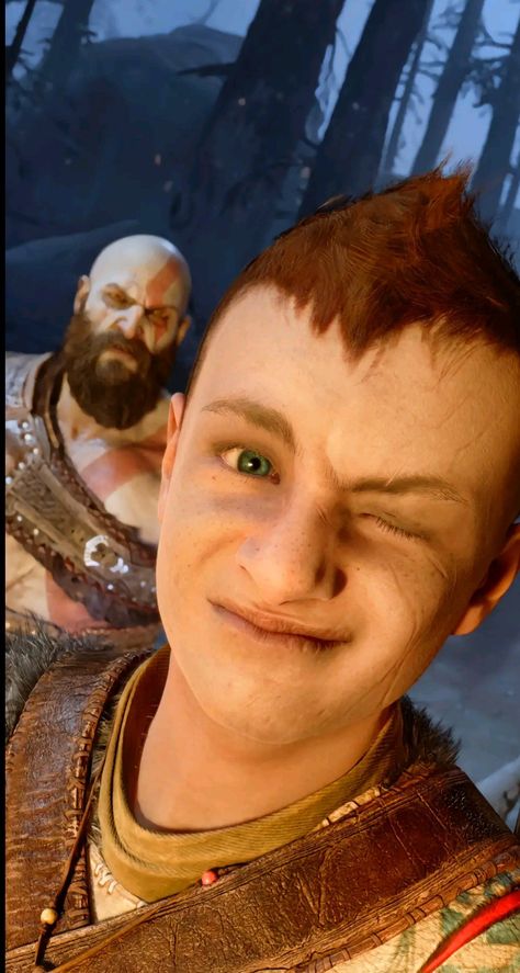 atreus e kratos wallpaper Kratos Wallpaper, Gow Ragnarok, Sunny Suljic, Book Cover Design Template, God Of Wars, Rap Aesthetic, Anime Eye Drawing, Funny Wallpaper, Body Drawing