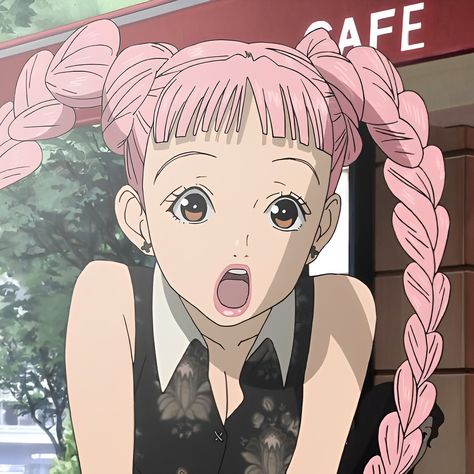 𝒑𝒂𝒓𝒂𝒅𝒊𝒔𝒆 𝒌𝒊𝒔𝒔 Paradise Kiss Hairstyle, Paradise Kiss Pfp, Miwako Icon, Miwako Paradise Kiss Icon, Paradise Kiss Anime, Paradise Kiss Miwako, Miwako Sakurada, Paradise Kiss, Pink Tumblr Aesthetic