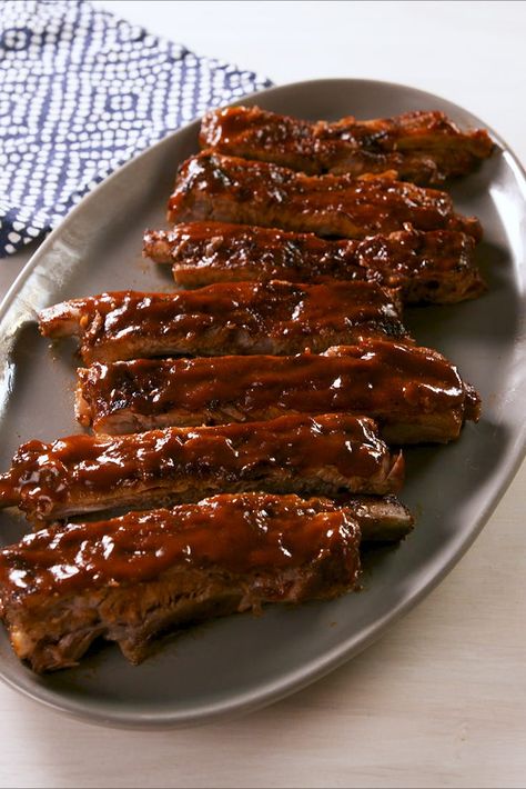 Pork St Louis Style Spareribs, St Louis Ribs Instant Pot, St Louis Ribs Recipe, St Louis Spare Ribs, Ribs Grill, St Louis Ribs, St Louis Style Ribs, Baked Bbq Ribs, Ribs Recipes