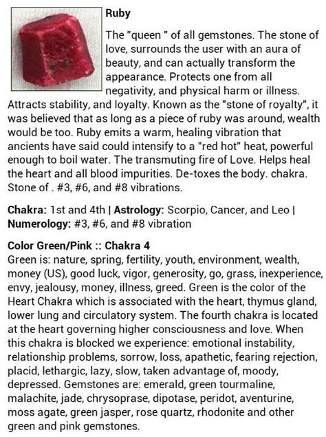 The Magick of Ruby – Witches Of The Craft® Zoisite Crystal Meaning, Stone Meanings, Crystal Healing Chart, Crystal Guide, Crystals Healing Properties, Aura Crystals, Gemstone Meanings, Ruby Crystal, Crystal Therapy