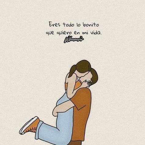 Eres todo lo bonito que quiero en mi vida #frasesmotivadoras #amordelbueno #frasesbonitas #frasesinspiradoras #frases #frasesmotivacionais… Cute Texts For Her, Love Is Comic, Text For Her, Cute Love Images, Love Phrases, Instagram Editing, Couple Quotes, Romantic Love Quotes, Sweet Words