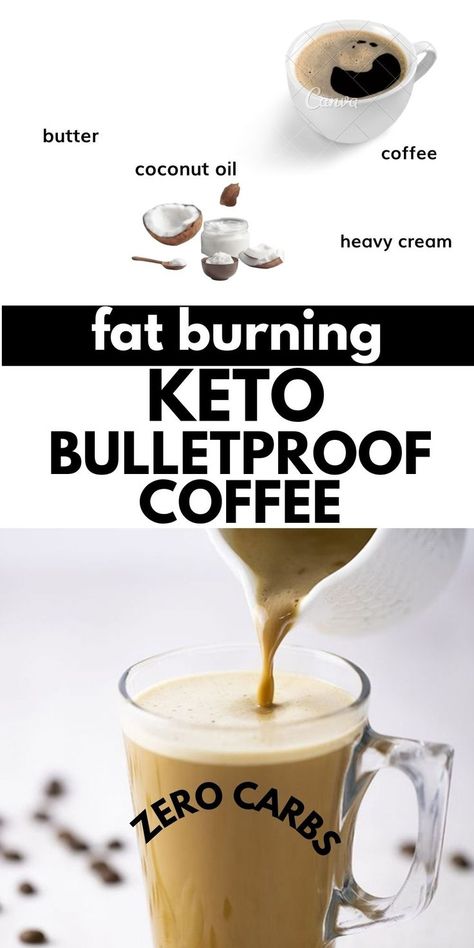 Learn how to make a keto butter coffee at home and enjoy the extra energy and health benefits by incorporating grass-fed butter, MCT oil, and freshly brewed coffee into this invigorating keto-friendly concoction; harness the power of butter and MCT oil to provide sustained energy and satiety throughout the day. For an even creamier coffee experience, consider adding heavy cream or coconut milk to the mix. Mct Oil Coffee, Bulletproof Coffee Benefits, Mct Oil Benefits, Easy Keto Bread Recipe, Fat Coffee, Keto Friendly Bread, Keto Coffee Recipe, Coconut Flour Bread, Coffee Ingredients