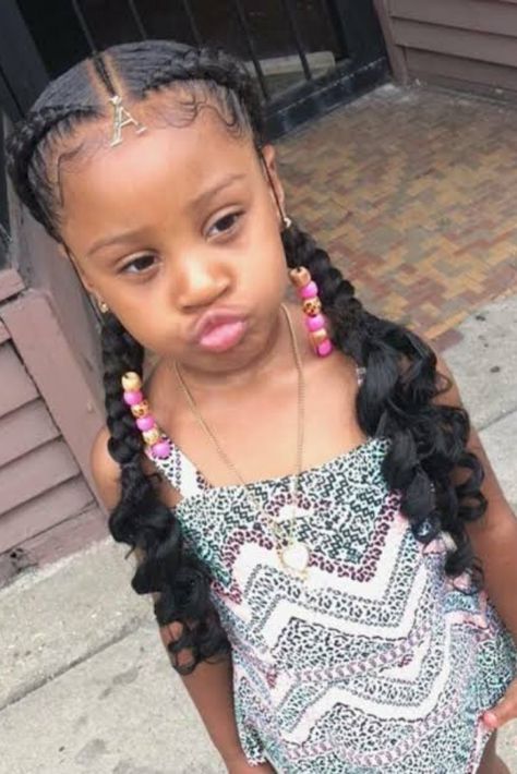 Black Kids Braids Hairstyles, Cabello Afro Natural, Old Hairstyles, Birthday Hairstyles, Cute Simple Hairstyles, Cute Braided Hairstyles, Girls Hairstyles Braids, Black Kids Hairstyles, Girls Braids