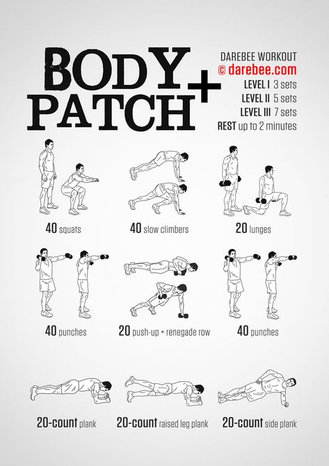 Body Patch Plus Workout Total Body Strength Workout, Neila Rey, Body Strength Workout, Full Body Strength Workout, Killer Ab Workouts, Weight Workouts, Ab Workout Plan, Men Exercises, Fitness Challenges