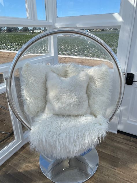 Bubble Chair Bedroom, Hamock Chair, Rainbow Chairs, Floating Chair, Purple Bedroom Decor, Glass Chair, Circle Chair, Clear Chairs, Bubble Chair