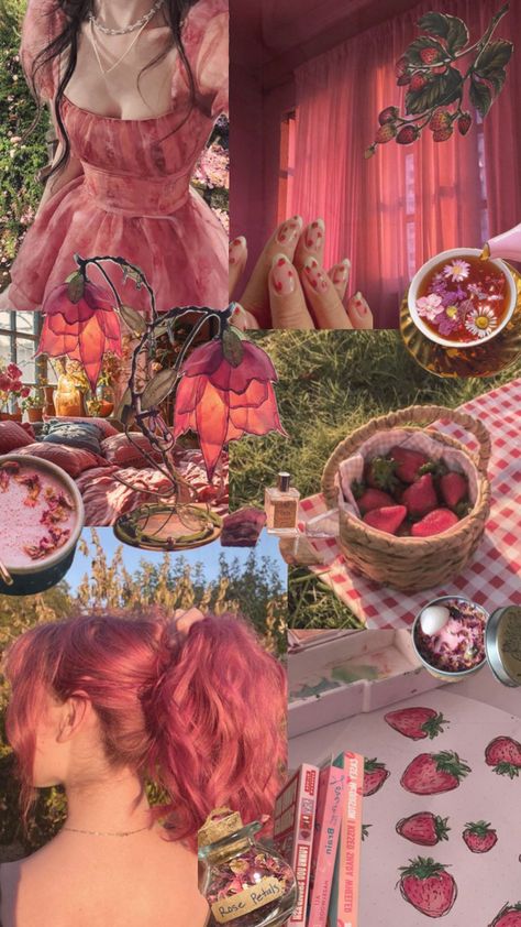 #pink #pinkcore #pinkaesthetic #softgirl #softgirlaesthetic #strawberry #strawberryaesthetic #strawberrygirl #strawberrycore #aestheticpink #pinkcoquette #cottagecore #girly Strawberries, Pink